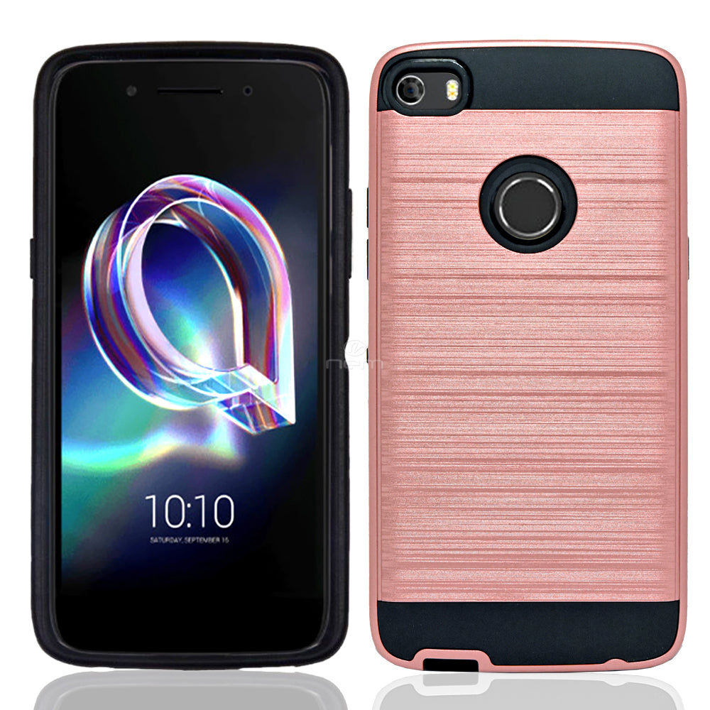 Alcatel Idol 5/6060 Brushed Hybrid Case HYB32 Rose Gold