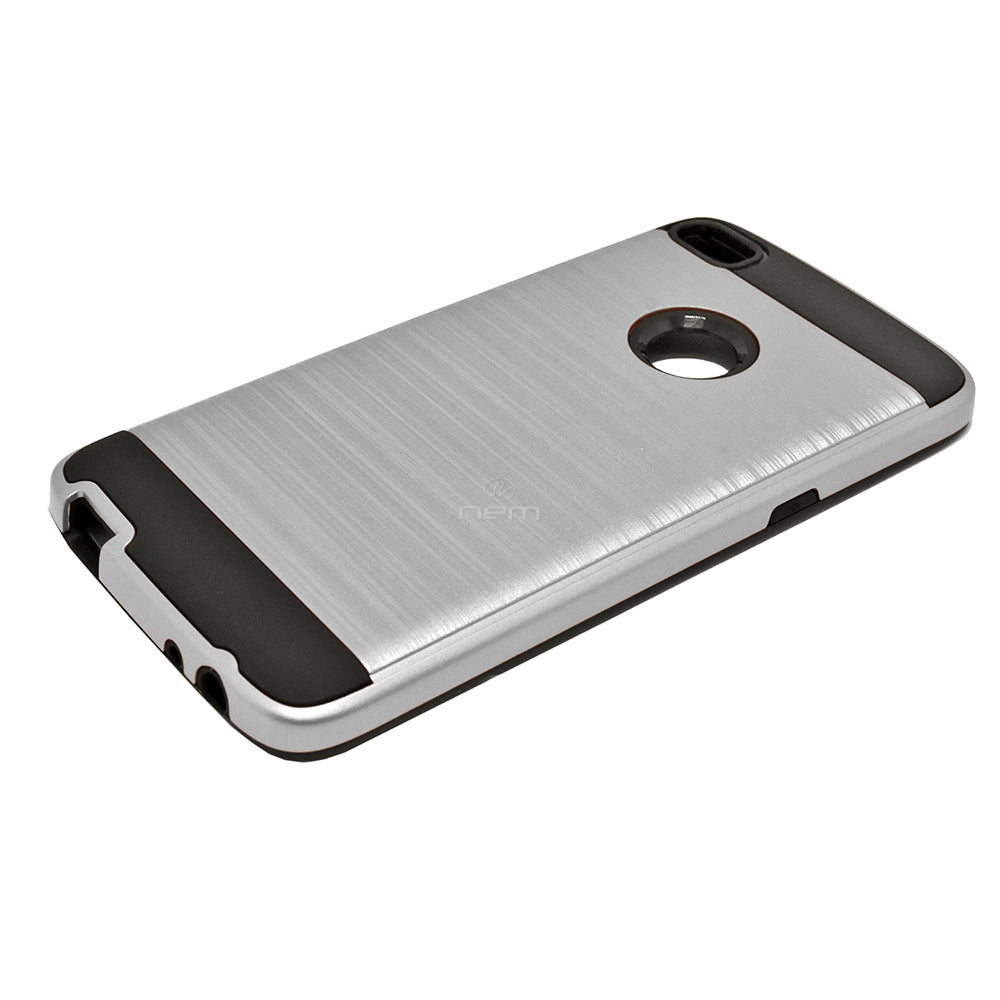 Alcatel Idol 5/6060 Brushed Hybrid Case HYB32 Silver