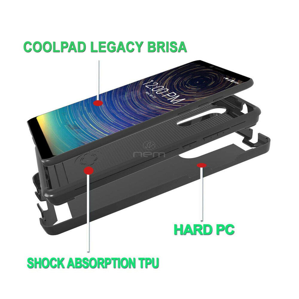 Coolpad Legacy Brisa (2020) Brushed Case HYB32 Gold