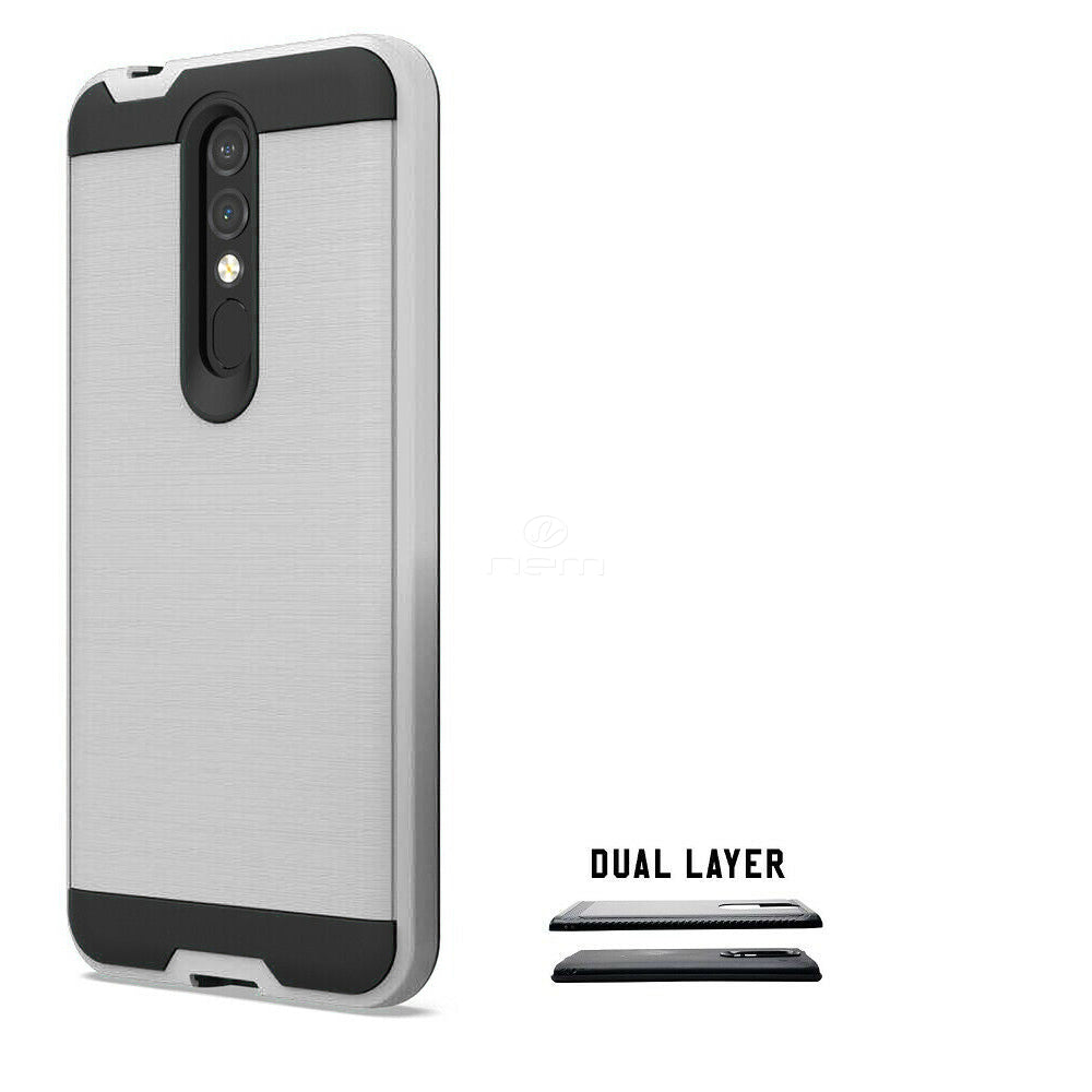 Coolpad Legacy Brisa (2020) Brushed Case HYB32 Silver