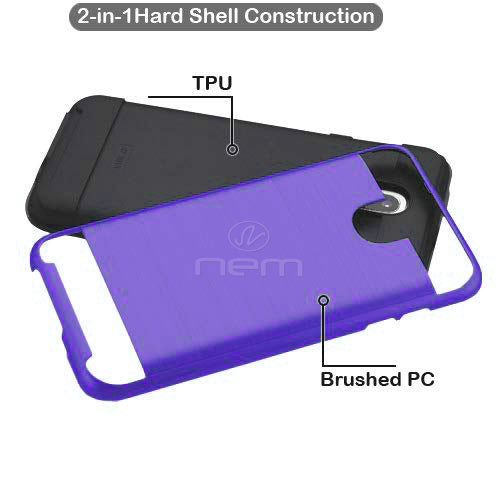 FOXXD MIRO/L590 Brushed Hybrid Case HYB32 Purple