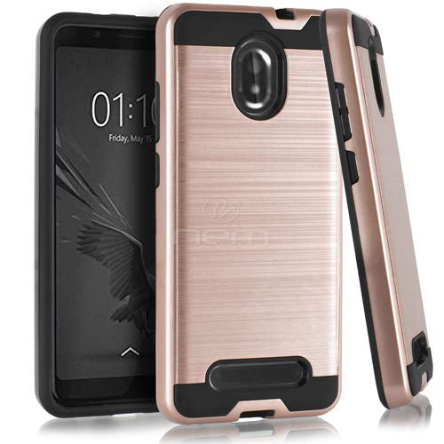 FOXXD MIRO/L590 Brushed Hybrid Case HYB32 RoseGold