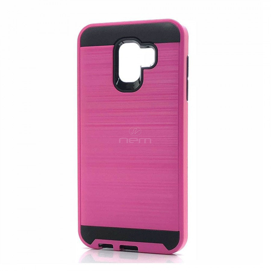 ýSamsung Galaxy A6/J6/J600 Brushed Hybrid Case HYB32 Pink