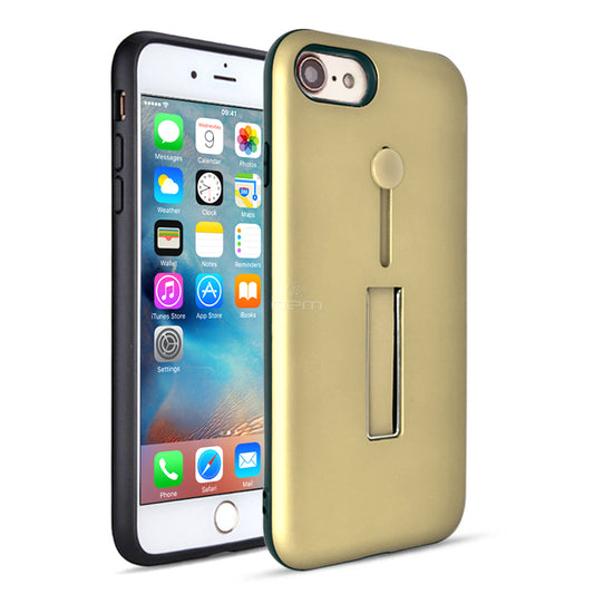 Apple iPhone 6Plus Hybrid Case HYB43 w. Loop Kickstand Gold