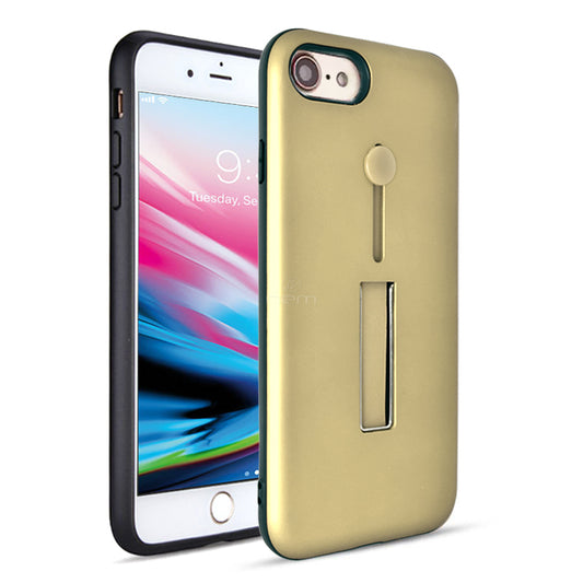 Apple iPhone 8 Hybrid Case HYB43 w. Loop Kickstand Gold