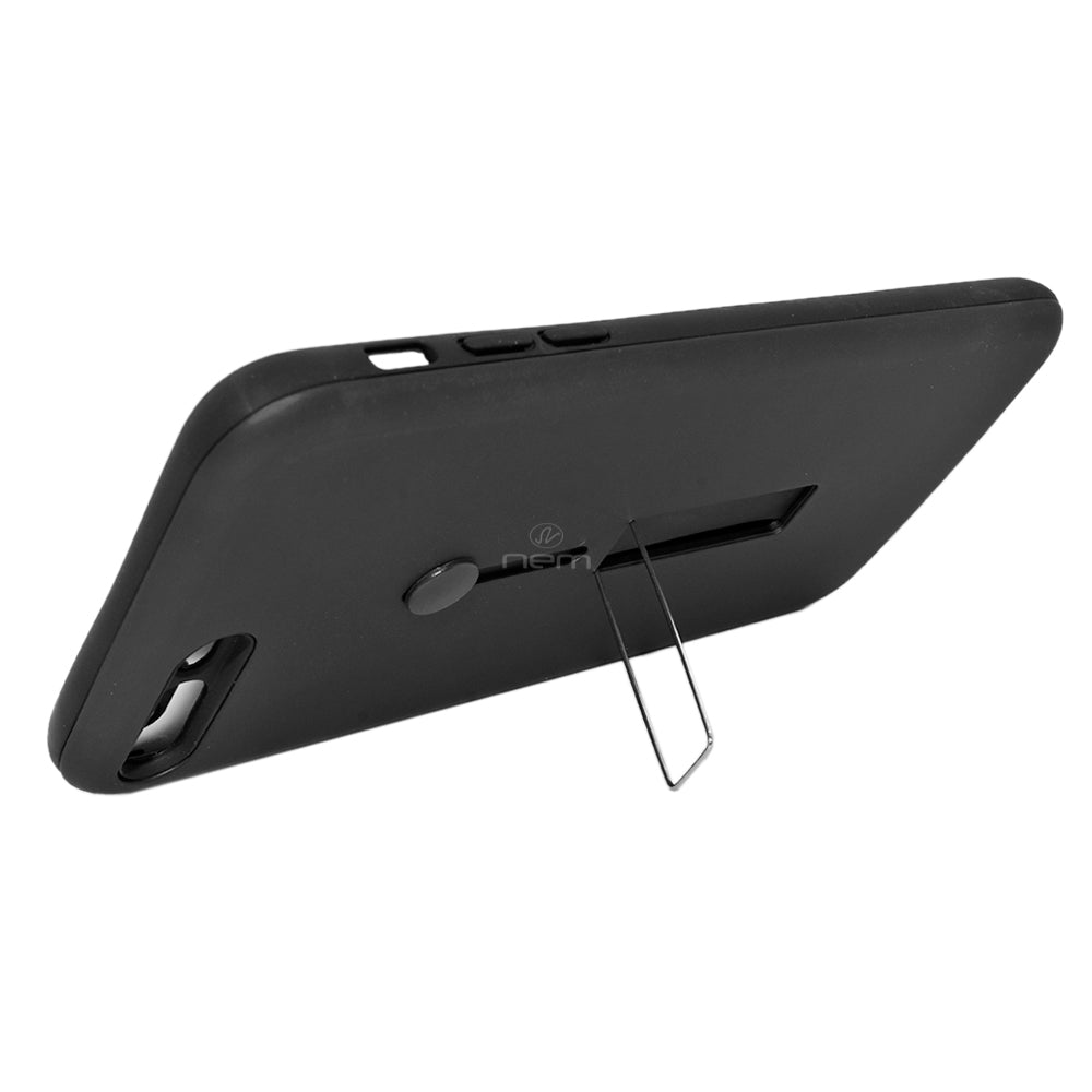 Apple iPhone 6Plus Hybrid Case HYB43 w. Loop Kickstand Black