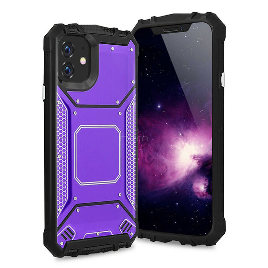 iPhone 11 Pro (5.8") Metal Magnetic Chrome Case HYB58 Purple