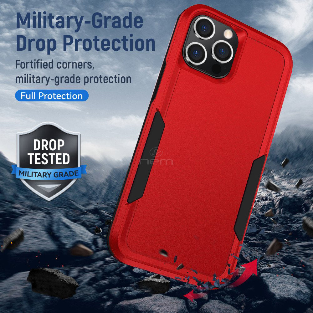 iPhone 13 Pro 6.1 Trailblaze Case Heavy Duty HYB71 Red