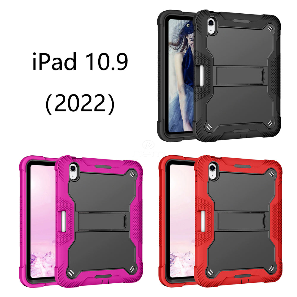 Heavy Duty Case iPad 10.9 2022 - Black/Red