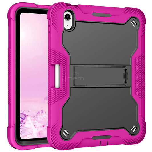 Heavy Duty Case iPad 10.9 2022 - Black/Pink