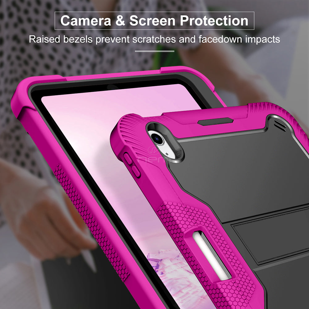 Heavy Duty Case iPad 10.9 2022 - Black/Pink