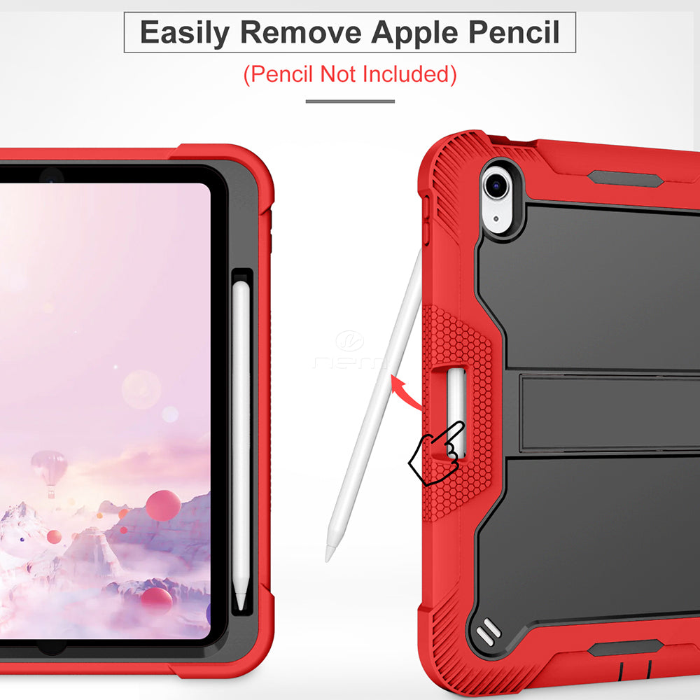 Heavy Duty Case iPad 10.9 2022 - Black/Red