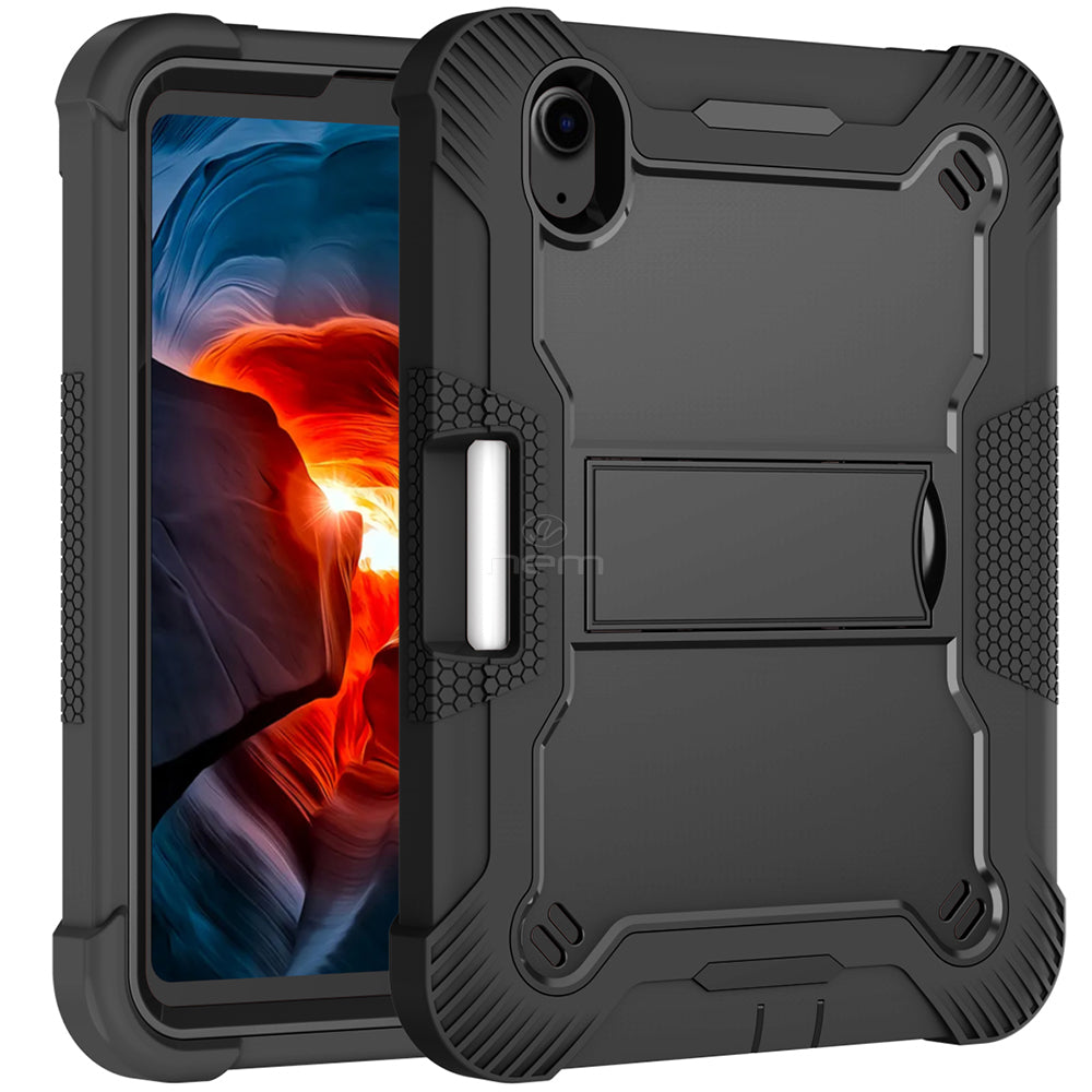 iPad Mini 6 (2021) Heavy Duty Kickstand Case HYB75 Black