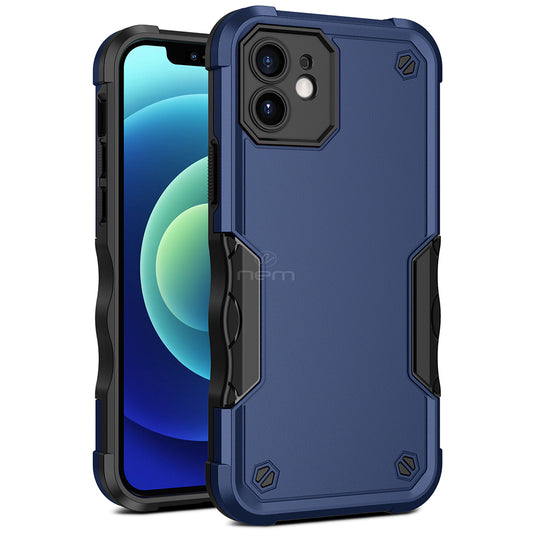 iPhone 11 (6.1") Non Slip Shockproof Hybrid Case HYB76 Blue