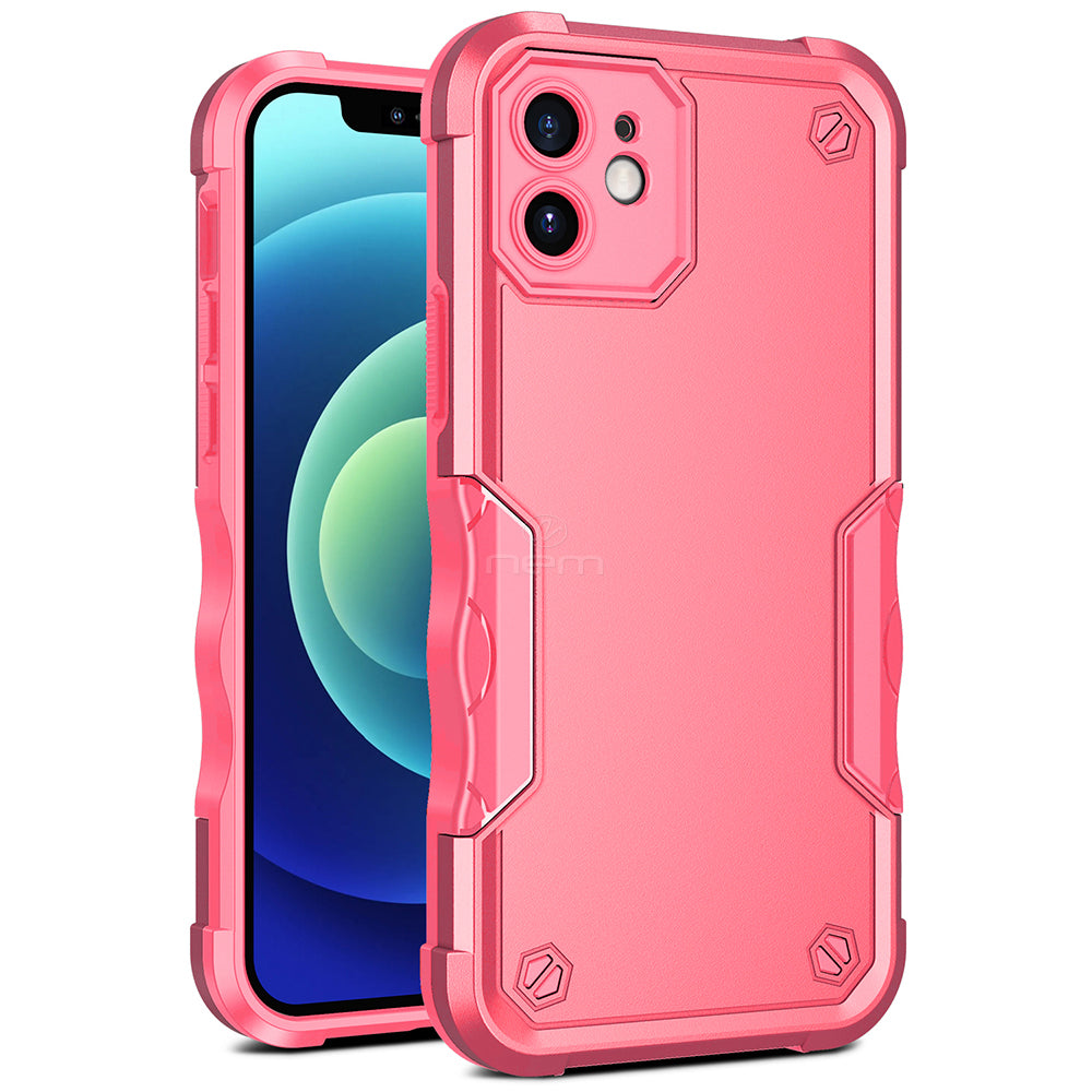 iPhone 11 (6.1") Non Slip Shockproof Hybrid Case HYB76 Pink