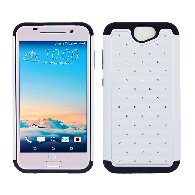 HTC One A9 Hybrid Case Diamond 01 White