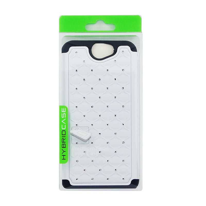 HTC One A9 Hybrid Case Diamond 01 White