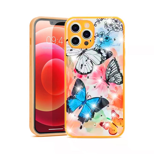 iPhone 13 Pro 6.1" Holographic Hybrid Case HYBD03 Butterfly