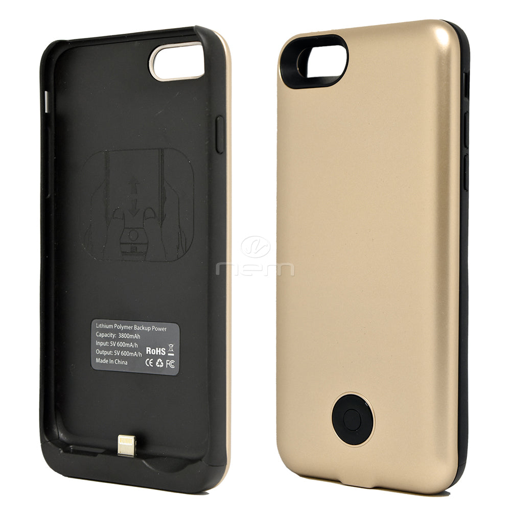 Apple iPhone 7/8 Battery Case 3800mAh POW03 Gold