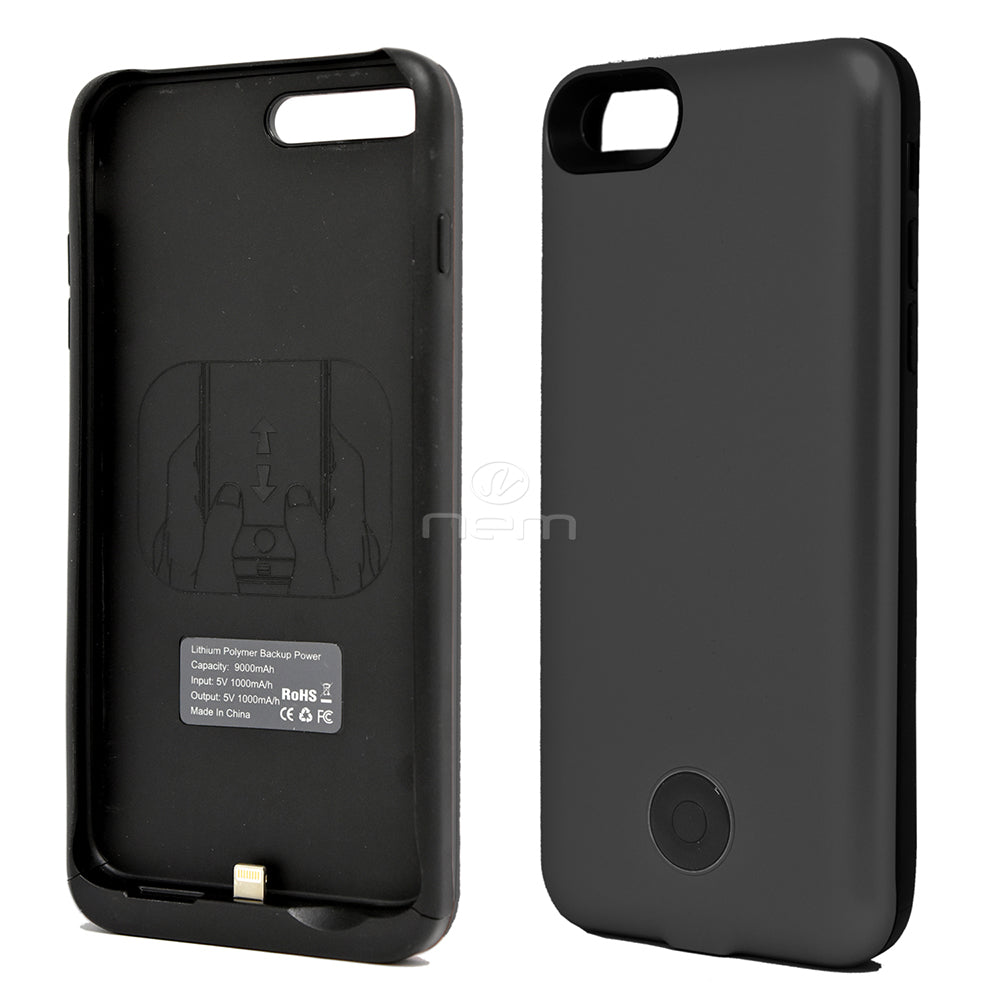 Apple iPhone 7 Plus/8 Plus Battery Case 9000mAh POW03 Black