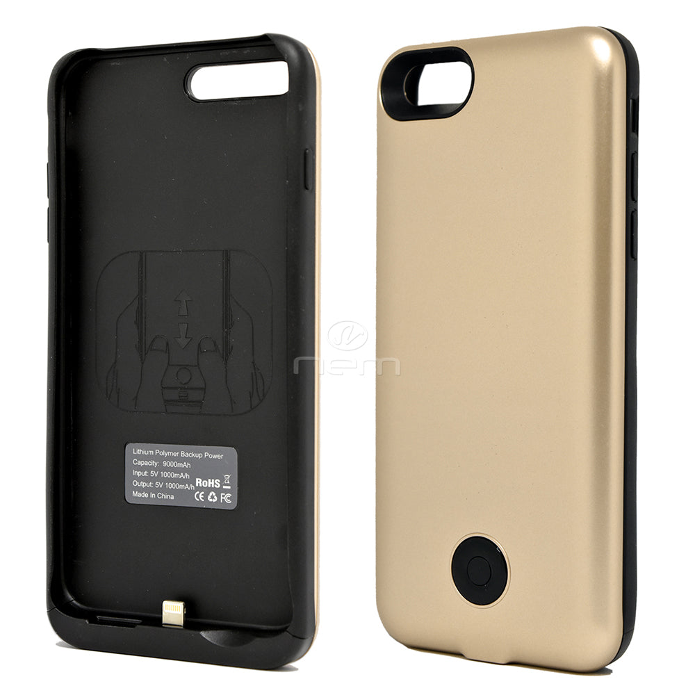 Apple iPhone 7 Plus/8 Plus Battery Case 9000mAh POW03 Gold