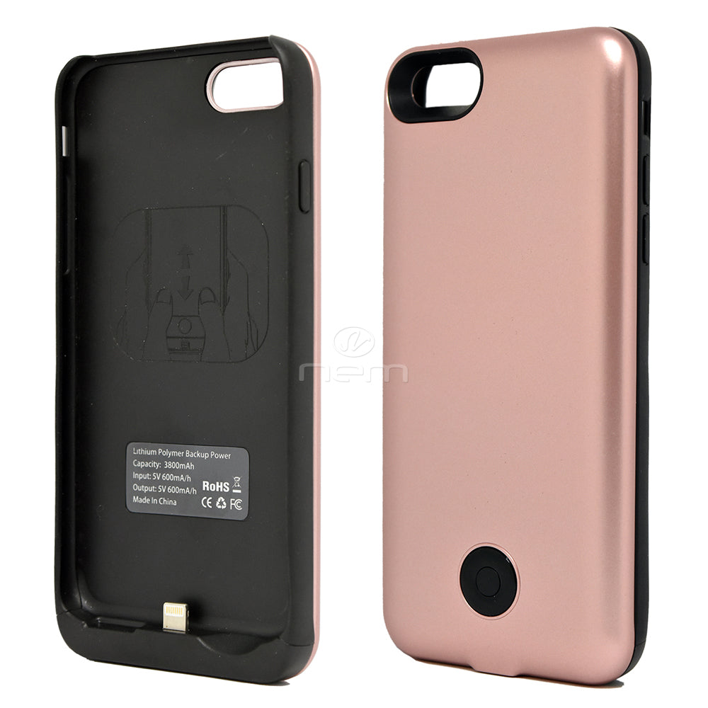 Apple iPhone 7/8 Battery Case 3800mAh POW03 Rose Gold