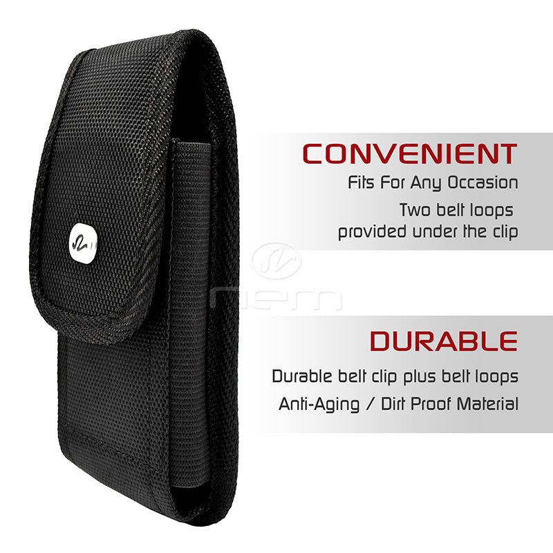 Universal/HD2 Vertical Nylon Pouch PV015 Black