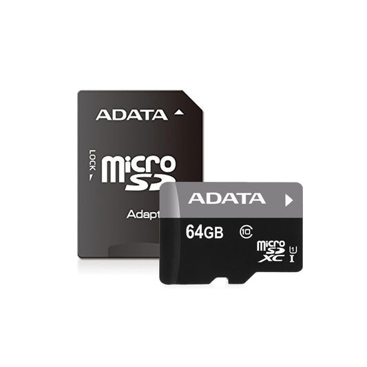 ADATA Universal Micro SD Memory Card w. Adapter Class10 64GB