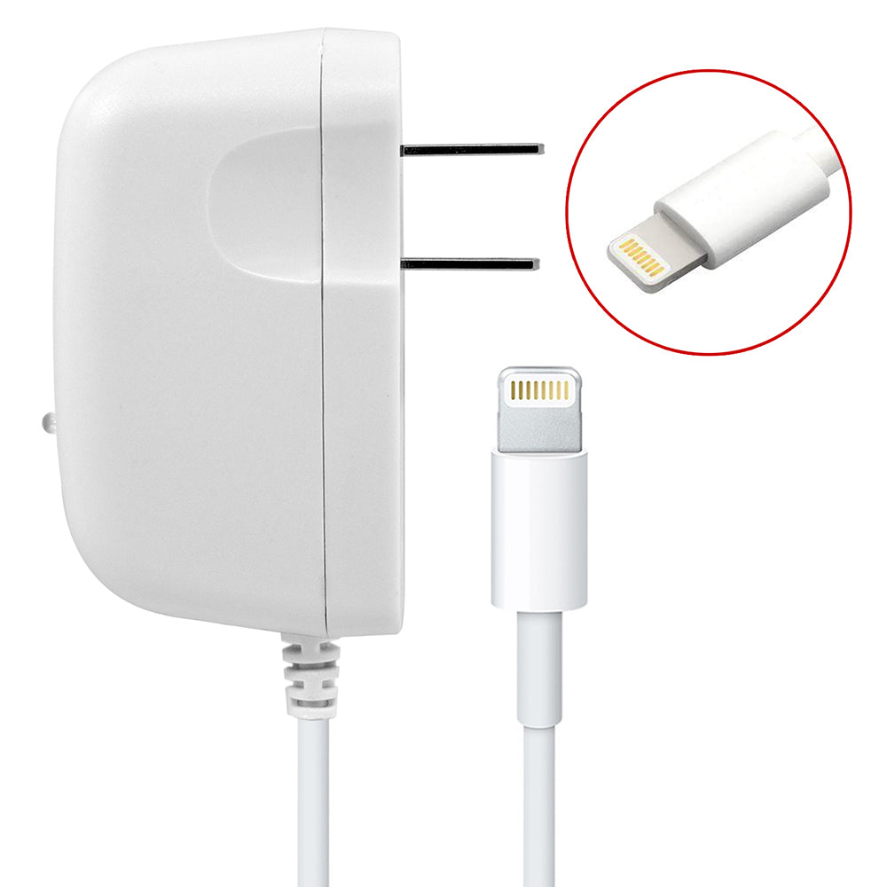 Apple iPhone Travel Charger w. Built-In LightningCable White