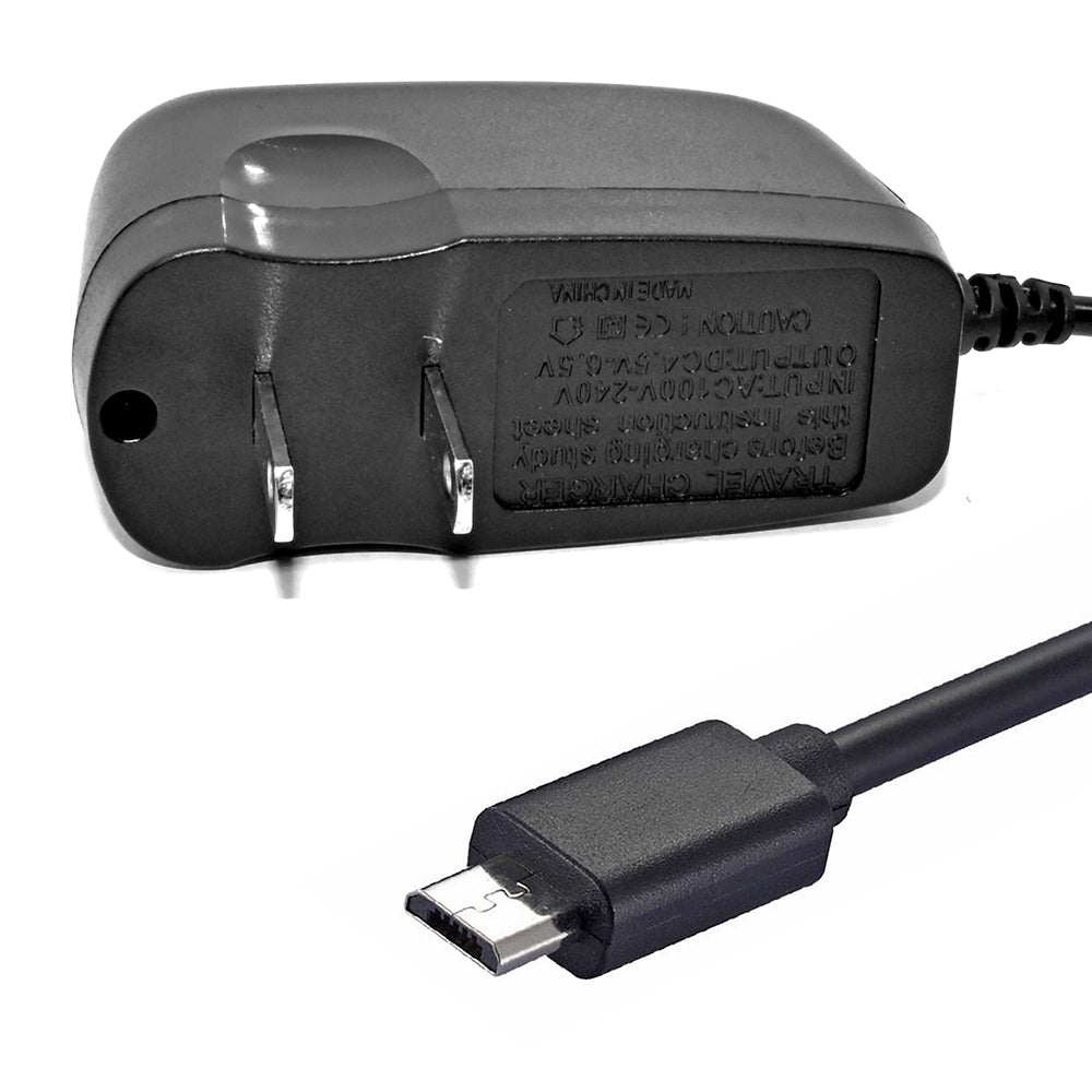 Universal/V8/ Travel Charger w. Built-in Micro USB Cable