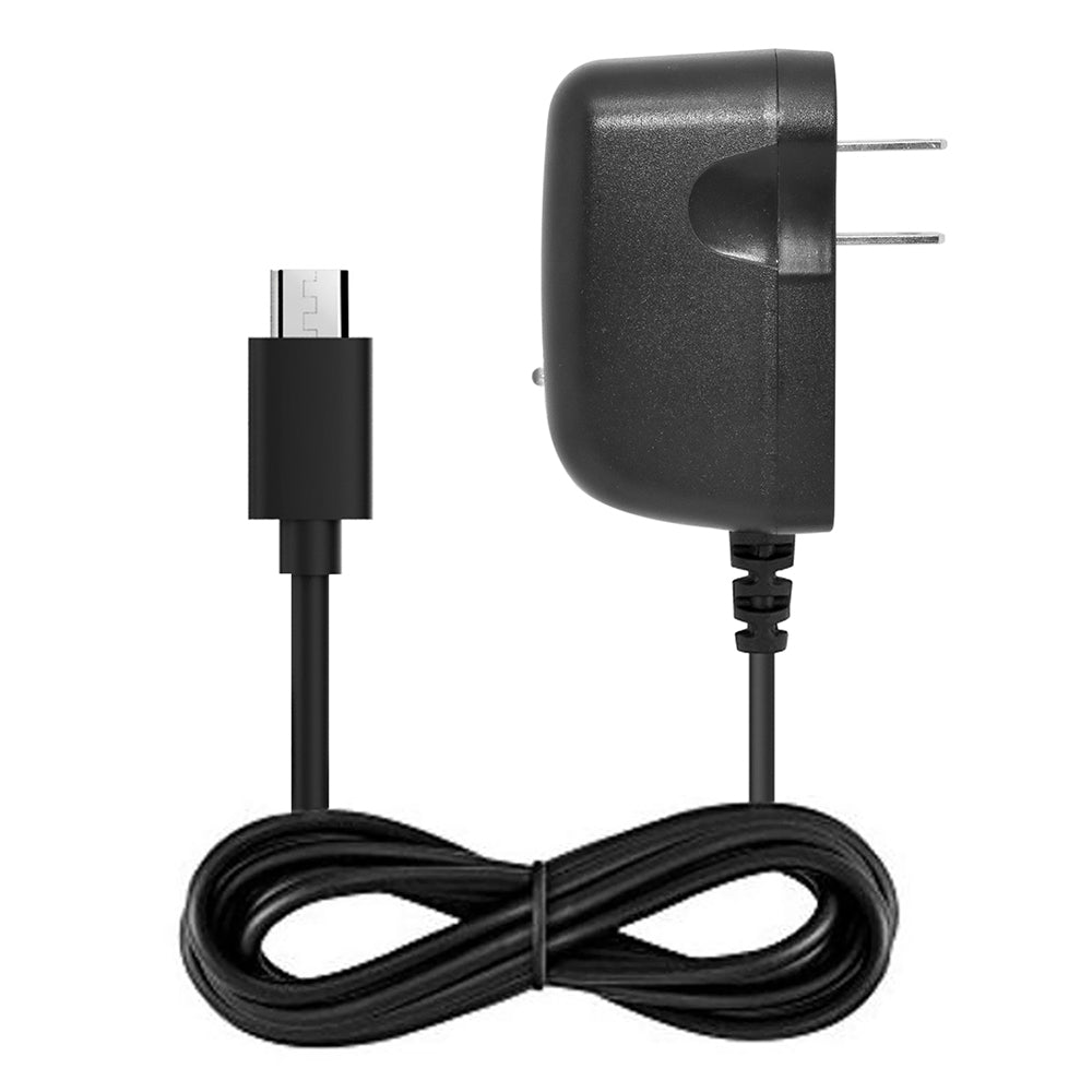 Universal/V8/ Travel Charger w. Built-in Micro USB Cable