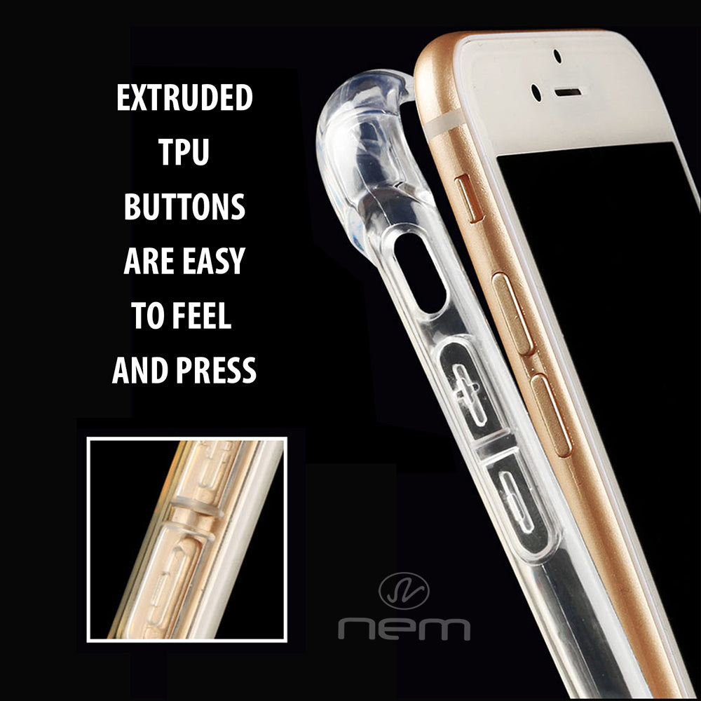 Apple Iphone 6/6S Plus Transparent Bumper Case TPC05 Gold