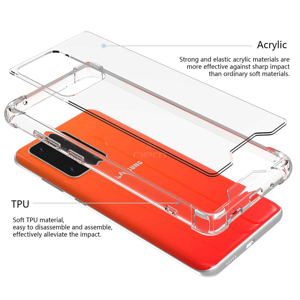 Galaxy S20 Ultra (6.9") Transparent Bumper Case TPC05 Clear