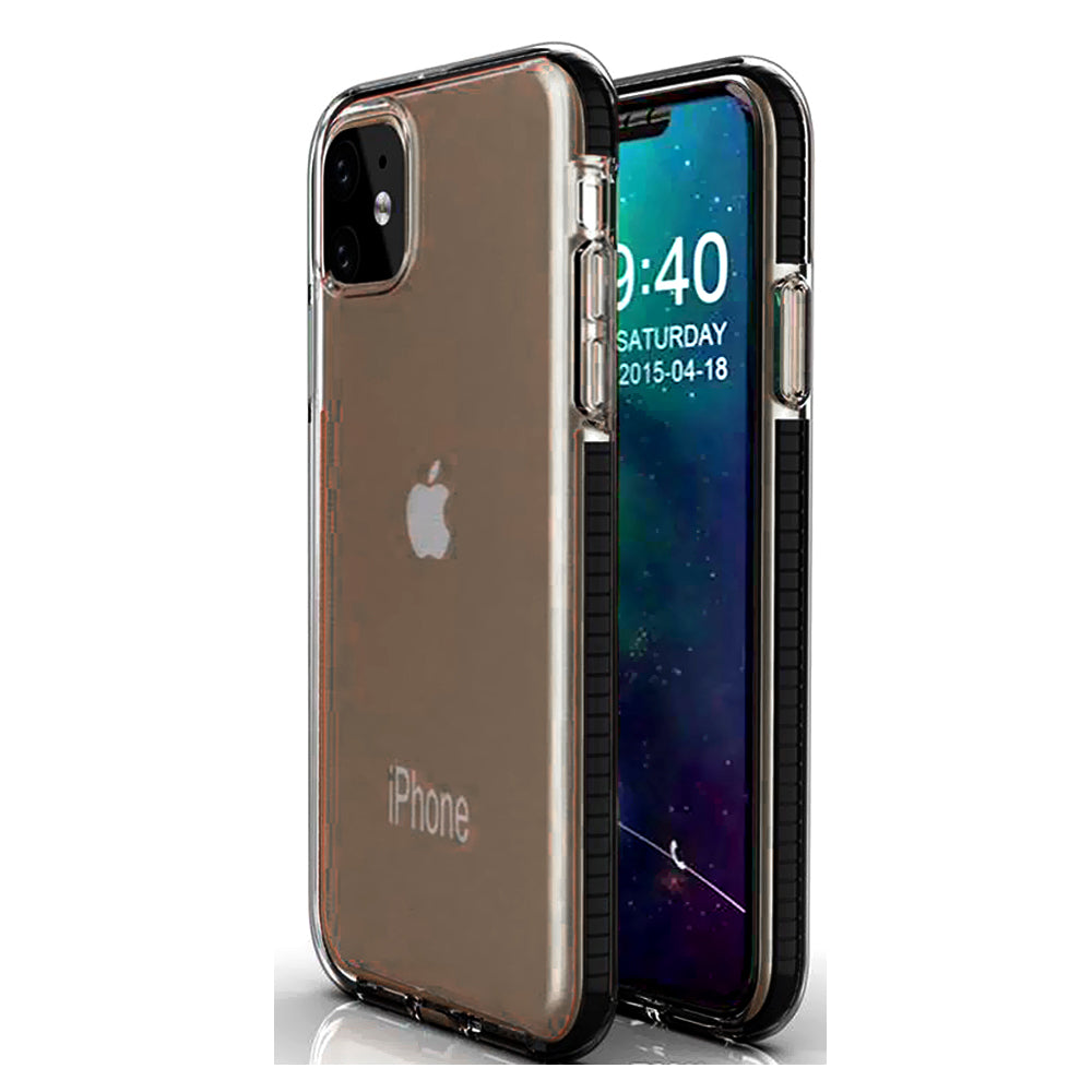 iPhone 11 Pro Two Tone Clear Case TPC12 Black