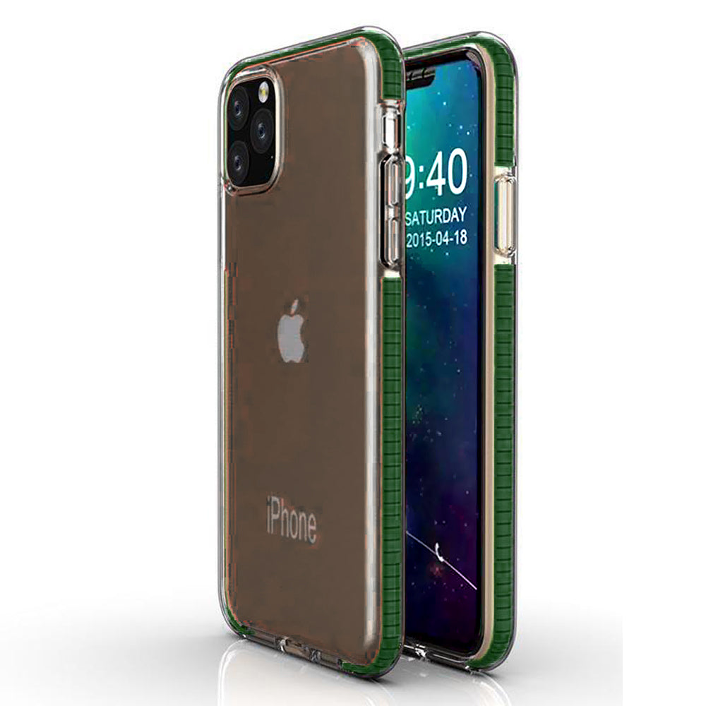 iPhone 11 Pro Two Tone Clear Case TPC12 Green