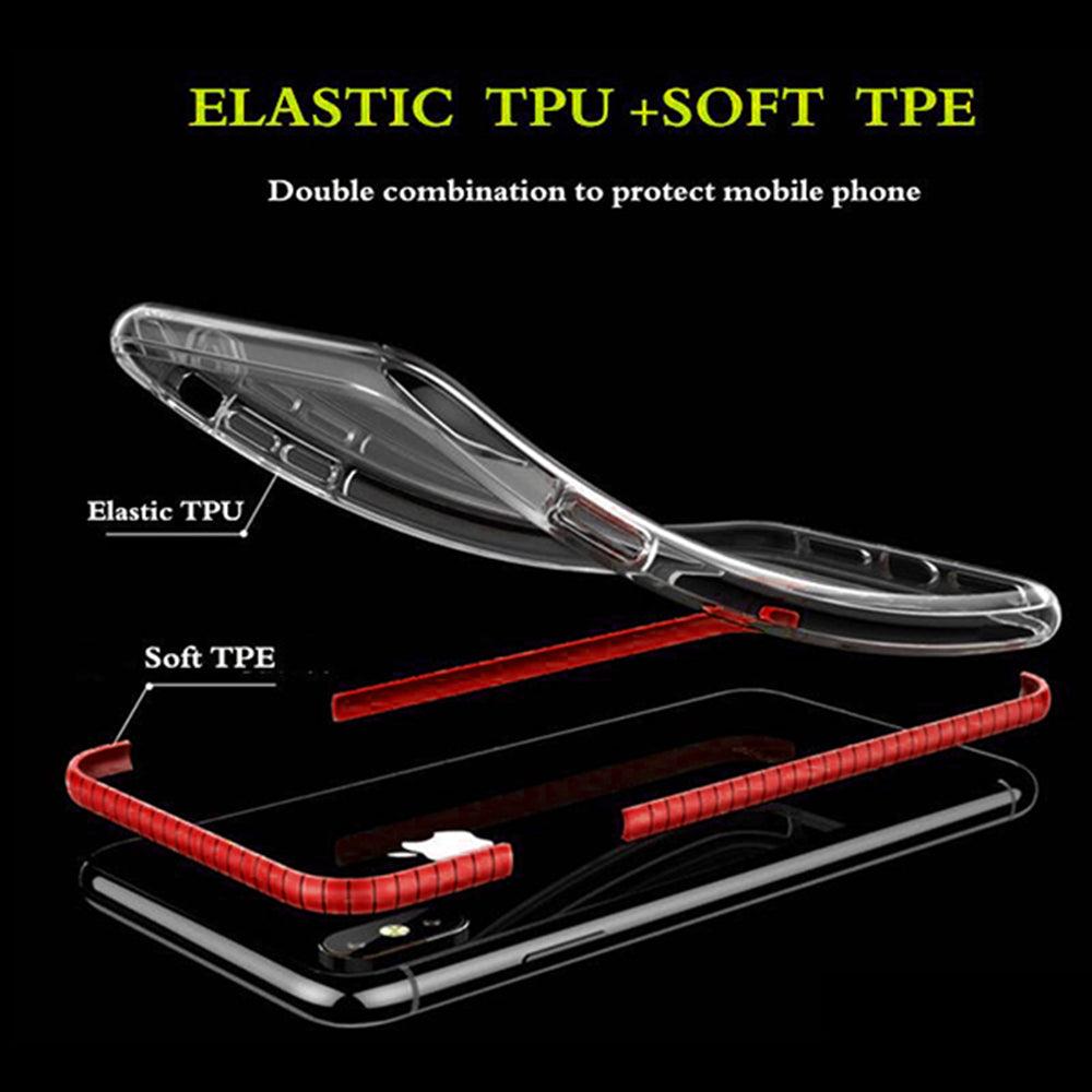 iPhone 11 Pro Two Tone Clear Case TPC12 Red