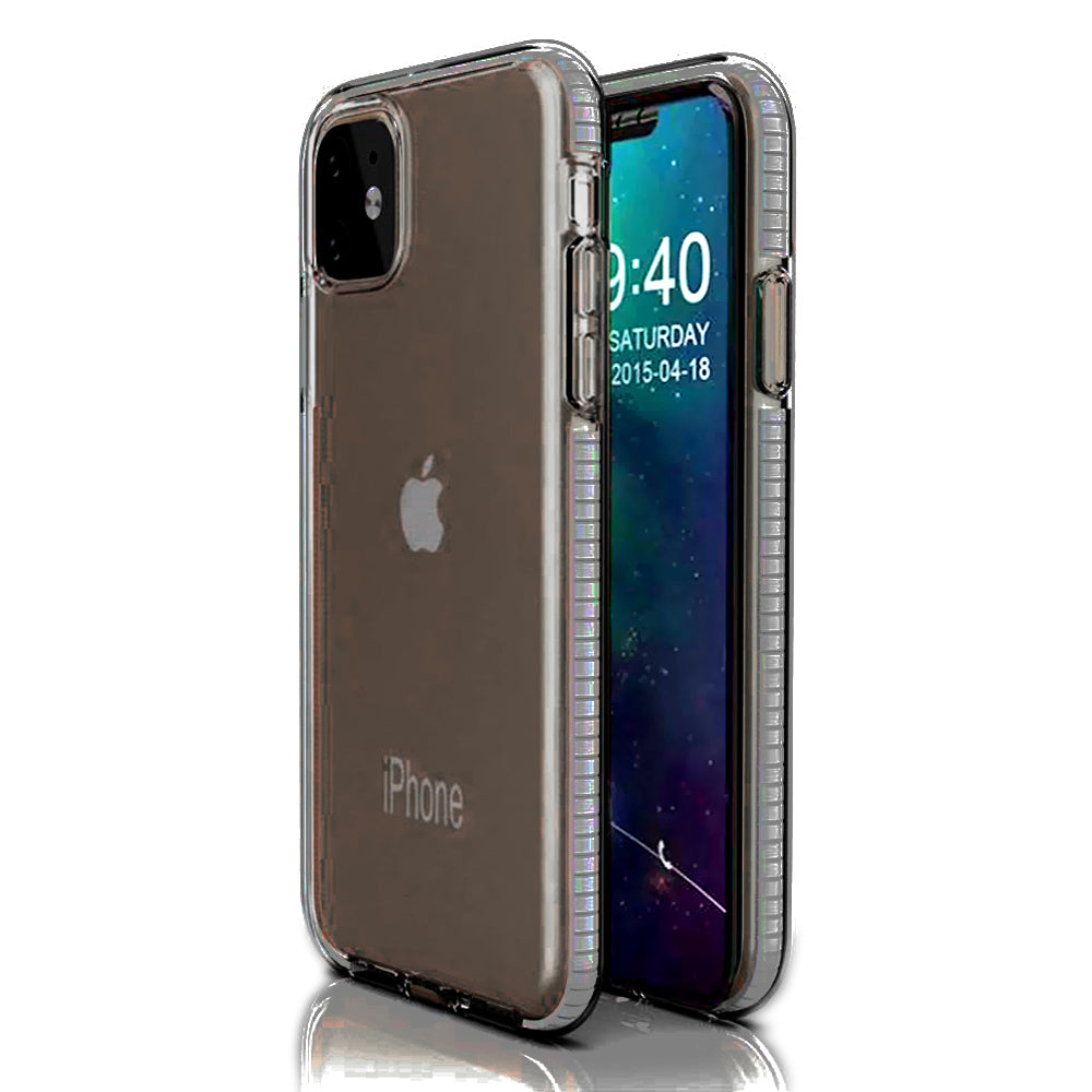 iPhone 11 Pro Two Tone Clear Case TPC12 White