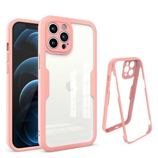 iPhone 13 Pro (6.1") Full Protection Clear Case TPC25 Pink