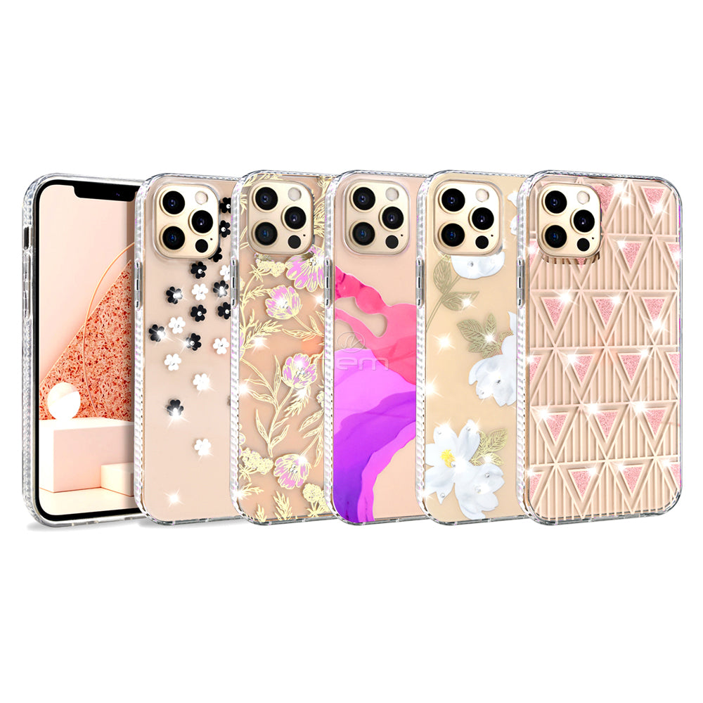 iPhone 12/12 Pro (6.1) Design Diamond TPU16 Diamonds