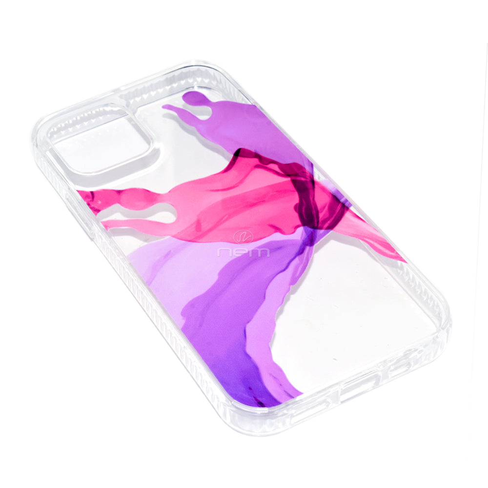 iPhone 12 Pro Max (6.7) Design Diamond TPU16 Purple Splash