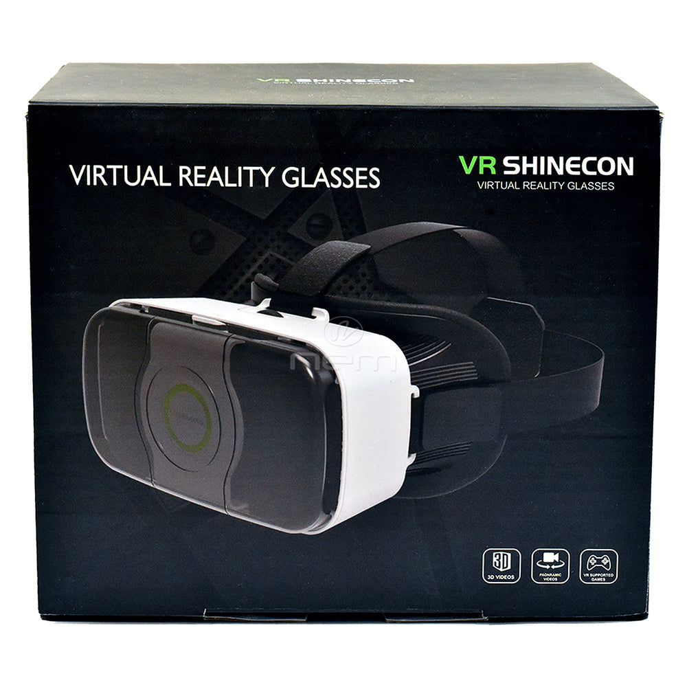 Virtual Reality Glasses Kit 02 - 3D Headset Black/White Item Code: VRKIT-02