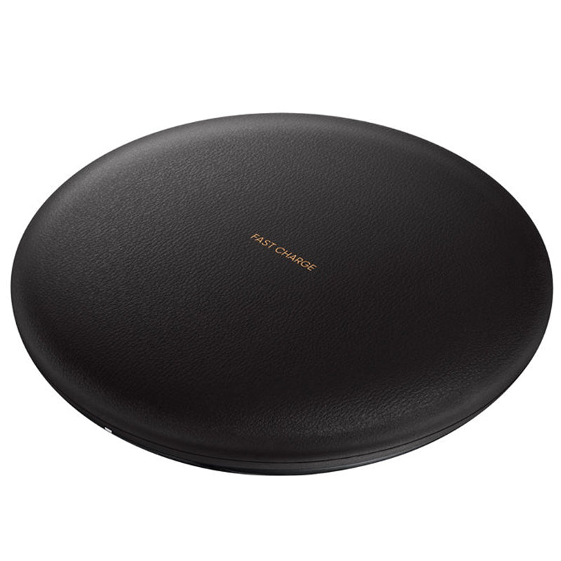 Fast Charge Qi Wireless Charging Leather Stand WC06 Black