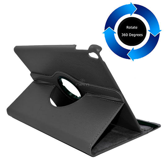 iPad Pro 2 (2017) 10.5 WCFC05 Leather Rotating Stand Black