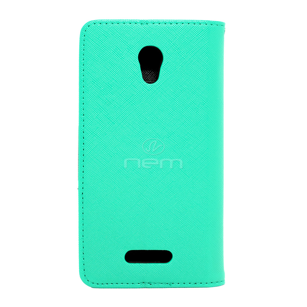 Alcatel Fierce 4/Allura/Pop4+ Folio Wallet Case WCFC09 Green