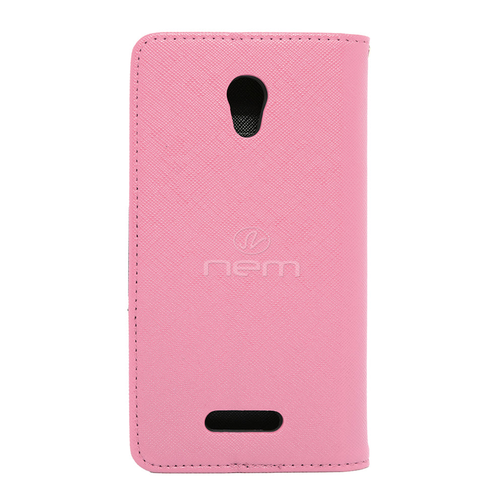 Alcatel Fierce 4/Allura/Pop4+ Folio Wallet Case WCFC09 Pink