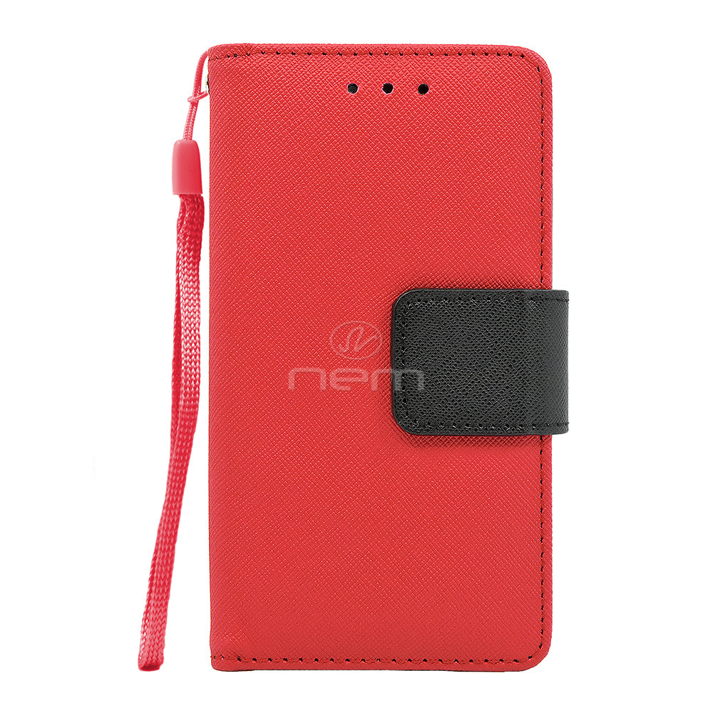 Alcatel Fierce 4/Allura/Pop4+ Folio Wallet Case WCFC09 Red