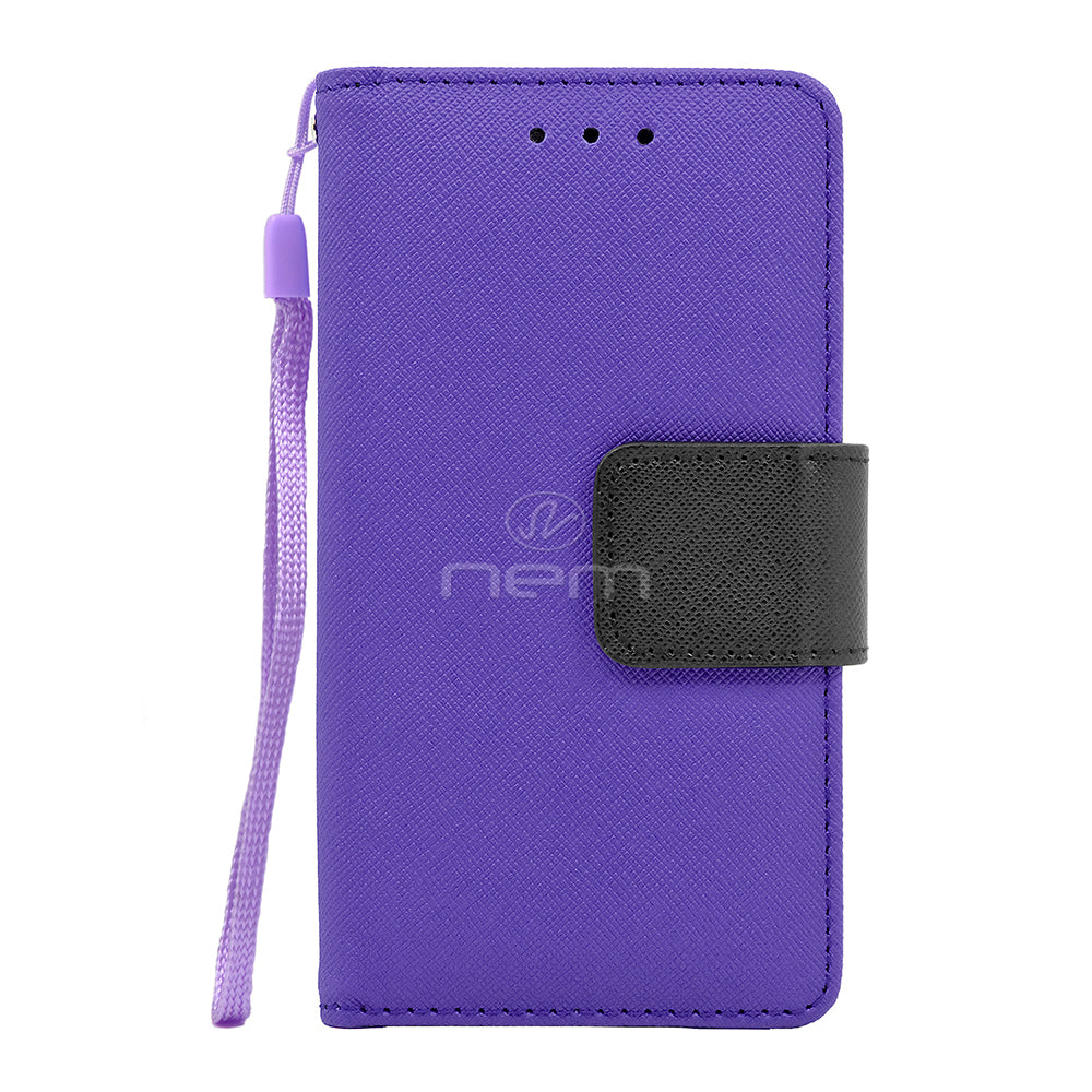 Alcatel Tru/Pop3/5065A Folio Wallet Case WCFC09 Purple