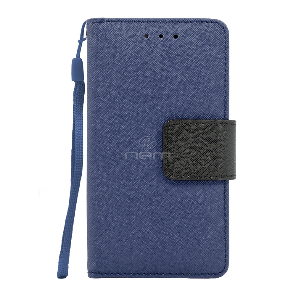 Alcatel OneTouch Elevate 5017 Folio Wallet Case WCFC09 Blue Color – E2E ...