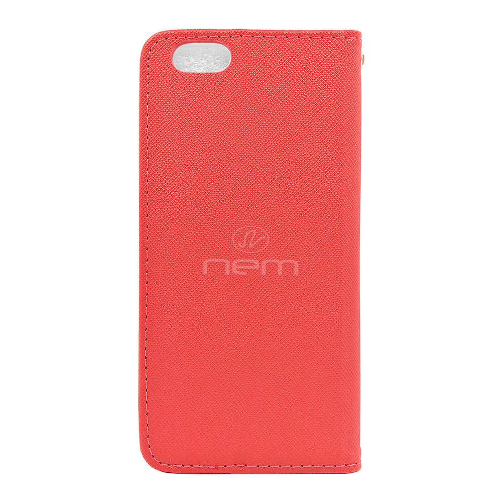 Apple iPhone 6/6S Wallet Case WCFC11 Red/Black