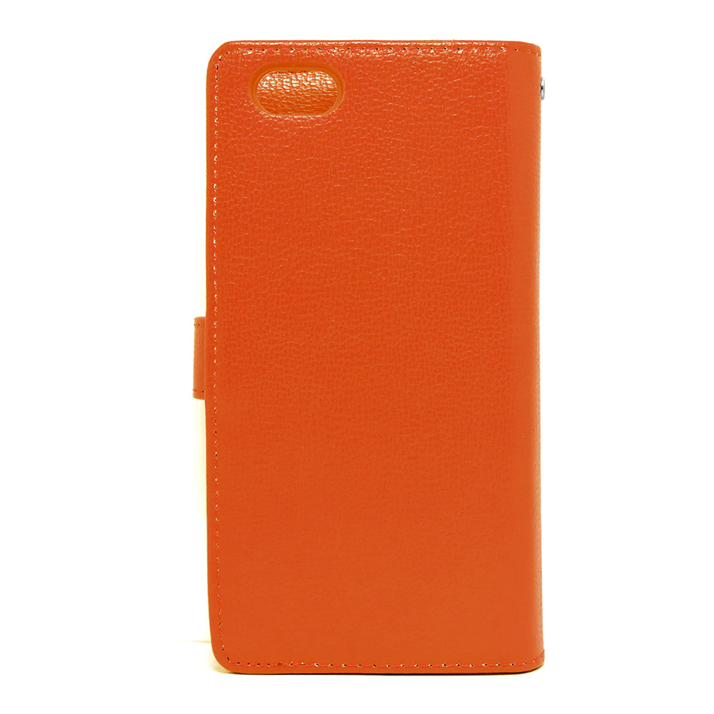 Apple iPhone 7 Leather Wallet Case WCFC12A Orange